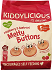 Kiddylicious Finger Food Melty Buttons Rasberry & Beetroot Gluten Free 5x6g