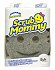 Scrub Mummy Dual Sided Scrubber Sponge Grey 1Pc