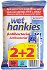 Wet Hankies Antibacterial Wet Wipes Xl 2+2 Pcs