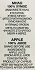 Prima Apple Juice 1L