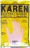 Karen Rubber Gloves Small