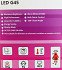 Sunlight Led G45 1W B22 Warm White Bayonet Light Bulb 1Pc