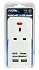 PowerPro Πρίζα Με 2 USB Adaptor