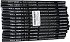 AndreaMeleti Black Drinking Reusable Plastic Flexible Wrapped Straws  100Pcs