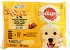 Pedigree Junior Κομμάτια Κοτόπουλο Βοδινό Σε Ζελέ 4x100g