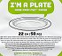 Bio Pak Χάρτινα Πιάτα 22cm 50Τεμ