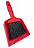Small Clip On  Dustpan And Brush Set Various Colours
